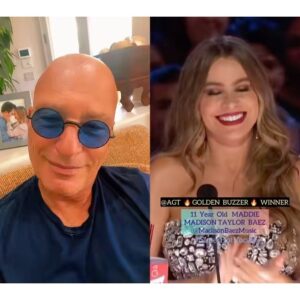 Madison Taylor Baez Instagram - Mr Howie is the BEST! 
Golden Buzzer @agt 

#agt #agtauditions #goldenbuzzer #singer #singers #americasgottalent