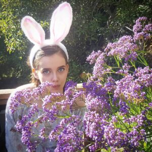 Maemae Renfrow Instagram - Here's a little secret... I'm also the #Easter Bunny!  I got caught 😘 #spring #flowers #pretty #maemae381 #maemae
