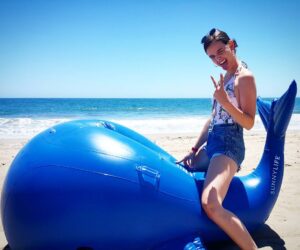 Maemae Renfrow Instagram - Had so much fun at the #instabeach #party today!  You're WHALEcome for this pic ;) #beach #summer #friends
