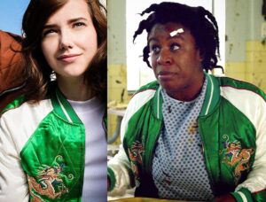 Maemae Renfrow Instagram - #WhoWoreItBetter Tess or #CrazyEyes ?? #hunterstreet #oitnb #jacket #fashion #orangeisthenewblack #nickelodeon #nick