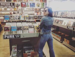 Maemae Renfrow Instagram - These are a few of my favorite things... #amoebamusic #punk #cds #music #denim #vintage