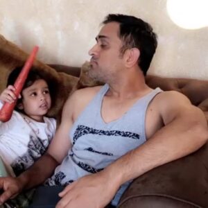 Mahendra Singh Dhoni Instagram - Ziva’s bugs bunny @zivasinghdhoni006