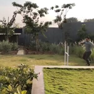 Mahendra Singh Dhoni Instagram - ZOYA(Dutch shepherd) does some training and LILY(husky) does the cheering job