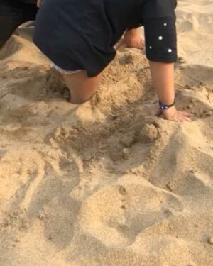Mahendra Singh Dhoni Instagram - As a kid whenever v got sand this was one thing v would do for sure