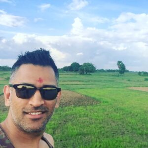 Mahendra Singh Dhoni Instagram - On the way back from Varanasi