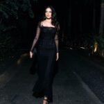 Malavika Mohanan Instagram – For a lovely evening with some lovely friends 🖤✨

And big shotout sprinkled with lots of hugs to @mourya for these gorgeous photos, @eshwarlog for always oh-so-wow glam & @nidhichang for making my hair behave and making it look like this(it’s not easy) 🖤