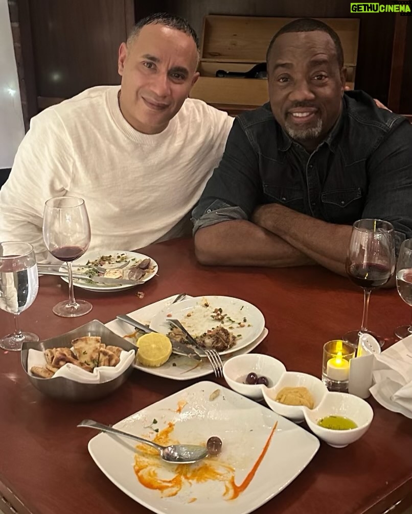 Malik Yoba Instagram - Ending this year with lots of reflections and time spent with the realest ones . An incredible dinner at @thalassanyc . ( best grilled octopus EVER ) . If you know @johngungierivera you know he is one of the most selfless, hard working , kind, loyal and committed people you will ever meet . The dedication he has to the important work in honor of his beautiful “forever 6 yr old son “ via @cristianriverafoundation helping to find a cure for the rare cancer that is Diffuse intrinsic pontine glioma (DIPG) an aggressive type of childhood cancer that forms in the brainstem. They are very rare and almost always occur in the pediatric population. To avoid the high morbidity and mortality associated with this condition, DPIG must be promptly diagnosed and treated. We have so much more work to do together my Virgo brother