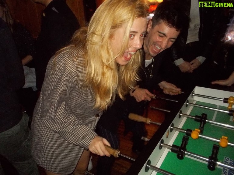 Mallory Bechtel Instagram - Turns out I’m really bad at foosball.