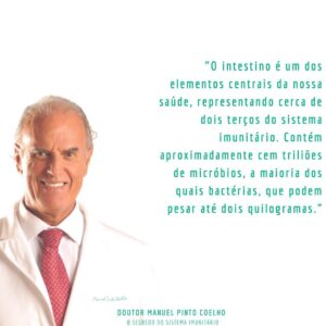 Manuel Pinto Coelho Instagram - A forma como os intestinos influenciam o nosso bem-estar é uma área de investigação recente, mas todos os estudos científicos apontam para o intestino como sendo um dos elementos centrais da nossa saúde. Tem inclusive uma ligação direta ao cérebro. Antes de chegar aos intestinos, tudo o que ingerimos tem um percurso que começa na relação visual. 

👉 Este post é de carácter informativo e não substitui a avaliação do seu médico. | Visite o nosso site www.doutorpintocoelho.pt ou contacte-nos (+351) 211 359 070 
👉 Marque a sua consulta (+351) 211 359 070 
 #osegredosistemaimunitário #doutorpintocoelho #imunidade #vitaminaD #vidasaudavel #healthyfood #antiinflammatory #healthygut #healthbenefits #nutricaoesaude #dicadesaude #bemestar #vivercomsaude #saudeemprimeirolugar #maissaude #healthy #digestivehealth