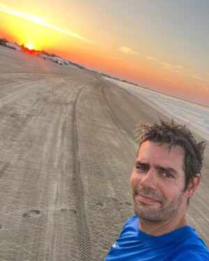 Marc Priestley Instagram - A promise I made myself when I 1st began travelling the world with #F1, was to always take an opportunity to see the sunrise in a new place I visited. Today I got up early here in Southern France, ran to the beach, swam in the sea & ran back…AND I FEEL AMAZING!