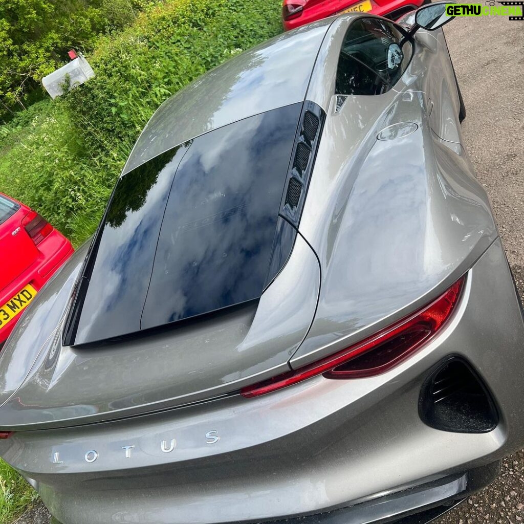 Marc Priestley Instagram - Got to take this out for a spin today & I’m seriously impressed! What a car for the money! Top work @lotuscars 👊#Emira #LotusEmira #Lotus