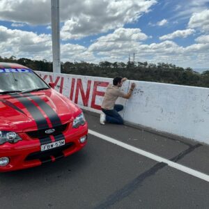 Marc Priestley Instagram - Got to race a fast Ozzy V8 on the famous Bathurst track today here in NSW….Bucket list ✔️