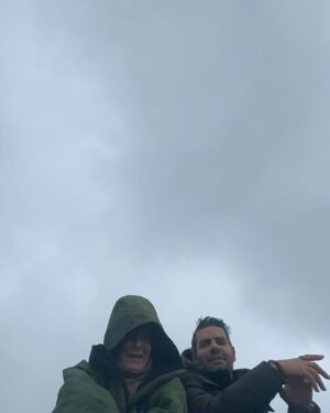 Marc Priestley Instagram - Clare & I celebrated being married to each other for 10 years over Christmas! 
We commemorated the occasion by driving in 9 hours of awful traffic to the Lake District, walking cold & wet up steep slippery hills in the midst of a major storm & then jumped in a 5 degree Lake Ullswater to top it off! 
And this is why I love my wife so much & can’t wait to share the adventures of the next ten years with her.😂Love you Mrs P. ❤️