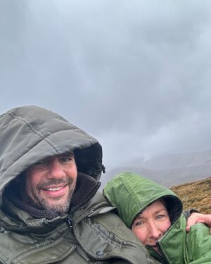 Marc Priestley Instagram - Clare & I celebrated being married to each other for 10 years over Christmas! 
We commemorated the occasion by driving in 9 hours of awful traffic to the Lake District, walking cold & wet up steep slippery hills in the midst of a major storm & then jumped in a 5 degree Lake Ullswater to top it off! 
And this is why I love my wife so much & can’t wait to share the adventures of the next ten years with her.😂Love you Mrs P. ❤️