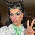 Marcia Marcia Marcia Instagram - Time for your biannual tooth scraping 🥴🦷🪥⚙️ I love doing these shoots with @gabrielle.carrubba because they allow me to contextualize my looks. They may look simple on the runway, but that’s because I’m imagining them like this. I approach my drag concept-first, and that was far more important to me than looking “expensive” or “glamorous” when I was prepping for Drag Race. This may not have been what I had in mind, but I “made it work designers.” #dragrace