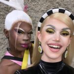 Marcia Marcia Marcia Instagram - CLOCK the song playing during my shoot 😍 Some Promo/Ruveal BTS 💛🖤💛🖤 #rupaulsdragrace #promo New York, New York