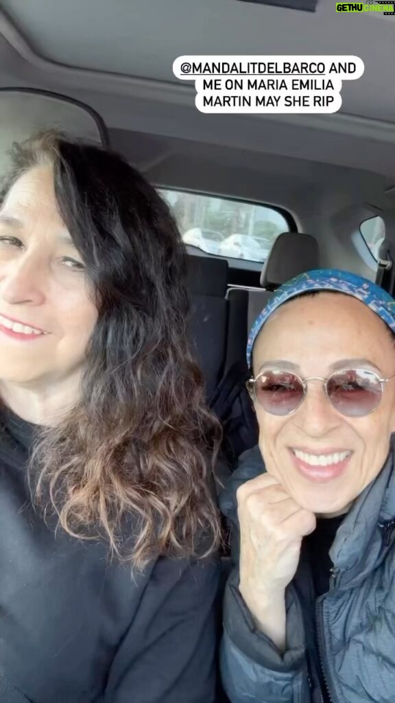 Maria Hinojosa Instagram - @mandalitdelbarco and I spent yesterday together talking abt our dear friend and colleague Maria Emilia Martin the founder of @latinousa and a giant for all Latinos in public media and journalism today. May she RIP