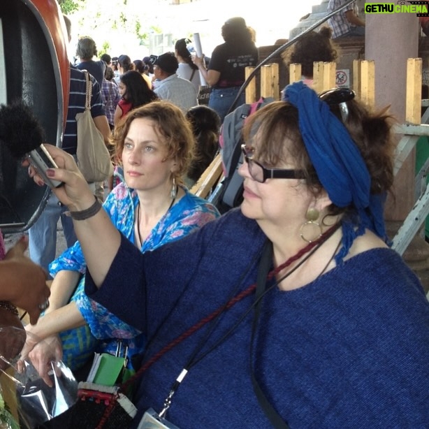 Maria Hinojosa Instagram - I just found this photograph that I took of MEM in Tegucigalpa, Honduras in 2012 when we were on a fact-finding mission. I know people are trying to find a photo to use so just DM me because I can authorize. This is how we remember MEM because this was HER. This was her life every day. QEPD QUE VIVA MEM!!!!!