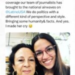 Maria Hinojosa Instagram – Throwback to 2018 @latinousa archives. This was my first interview with @aoc but know that I’m working on getting my 4th intvu. Let’s hope @aoc says yes!