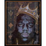 Mariana Mazza Instagram - Notorious B.I.G. – 24×30 L’exposition Queso y papa, c’est du 3 au 6 novembre à la galerie @institut.national.montreal 11h à 18h (fermeture à 15h le 3 nov). J’ai tellement hâte de vous faire découvrir ma série! Et si vous voulez découvrir toutes mes toiles et mes reproductions, elles sont en ventes dès maintenant au marianamazzapeintre.com. Faite vite, les quantités sont limitées!