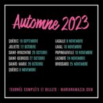 Mariana Mazza Instagram - La gang. Comme vous, j’ai passé un bel été… Voici toutes mes dates de show jusqu’à la fin de la tournée de mon spectacle Impolie – Pardonne-moi si je t’aime. Oui, vous avez bien compris. C’est bientôt fini. Si vous l’avez pas encore vu, ce sont vos dernières chances de le faire. Très hâte de venir vous voir un peu partout au Québec. On se voit où? marianamazza.com