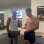 Mark Wahlberg Instagram - You can’t deny results!! FACTS 💯 @f45_training @performinspired @municipal My big bro is putting in the work. 🙏🔥 #F45Partner #PIPartner #MunicipalPartner