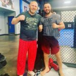 Markus Perez Instagram - SPARRING DAY WITH THIS MONSTER MMA LEGEND, @bellatormma heavyweight Champ @kharitonovmma SPACIBA BRAT 🙏👊🏆 American Top Team
