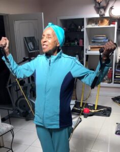 Marla Gibbs Instagram - Glory to Be to God!! Thankful for another day. Love you all 😘❤️❤️ #nevertoolate #marlagibbs #exercise #jazz #forever30