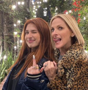 Marlee Matlin Instagram - This beauty is our oldest daughter who is celebrating her 27th birthday! Sarah!!!!!! You bring such joy and happiness into our lives. Your personality is top notch and your beauty, inside and out does not go unnoticed. You show care, support, love, loyalty and so much more to so many people. You bring light as soon as you walk into a room and people literally stop doing whatever they’re doing and look at you, telling themselves, she is beautiful. Happy birthday baby girl and we LOVE you! And can you for the life of me, stop flipping off? 🤣🤣🤣 APOLOGIES TO SOME WHO GET OFFENDED, but then I can say I am responsible for it! 🤷‍♀️🤷‍♀️😬🌟🎂🌟🎂🌟🎂💜🤟🏼💜🤟🏼💜🤟🏼💜🤟🏼 @sarahgrandalski #birthdaygirl #oldestoffour #kevin 🌟🤟🏼💜🤟🏼