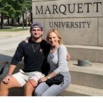 Marlee Matlin Instagram – Who would’ve thought I’d be attending another one of my childrens’ graduation – as commencement speaker! First for my son @tylergrandalski high school @grandartsvapa and now @brandongrandalskii from @marquetteu  Go Golden Eagles! #bethedifference