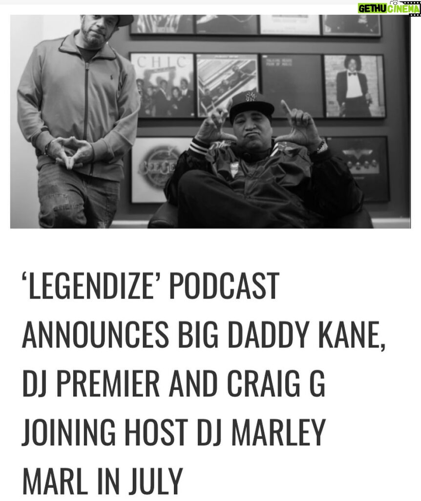 Marley Marl Instagram - Shit just got real. @djcallieban @officialbigdaddykane @djpremier @mc_craig_g @mcs_media @thesource