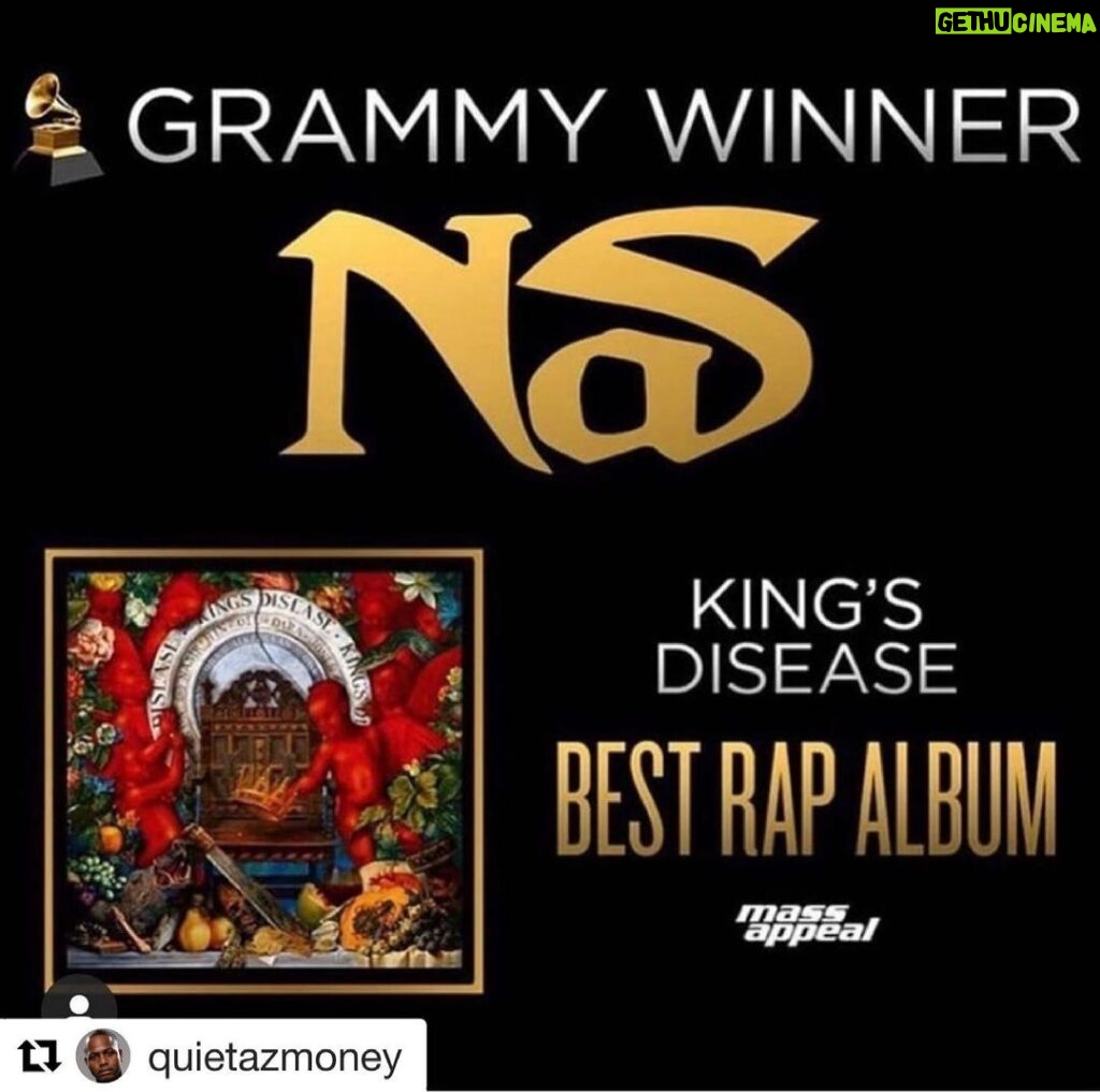 Marley Marl Instagram - #Repost @quietazmoney with @get_repost ・・・ A win for One is a win for All., @nas well deserved, salute!! 💪🏾💪🏾💯 @quietazmoney couldn’t of said it better @nas well overdue 💪🏾💪🏾🍾🍾 QB