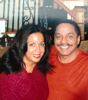 Marlon Jackson Instagram - Me and my lovely wife at Christmas 
#bekind  caroljackson 
#studypeace marlonjackson