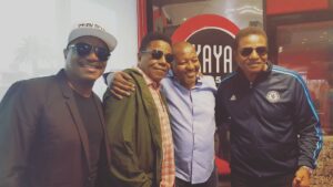 Marlon Jackson Instagram - My brothers and  me, Tito' and Jackie  at a radio station in South Africa. KAYA, is one of the several  station we visit. We enjoyed being on air there.
#studypeace marlonjackson