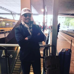 Marlon Jackson Instagram - At the train station im Rotterdam 
#bekind carol jackson #studypeace marlon jackson