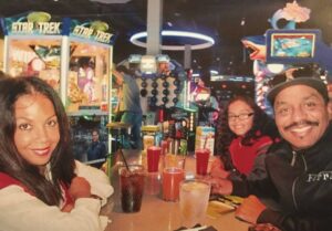 Marlon Jackson Instagram - Watching the football games at Dave & Busters, while the kids beat up on the arcade games. #bekind carol jackson #studypeace marlon jackson