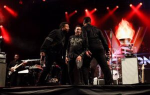 Marlon Jackson Instagram - I just received more photos of our Uk run, which I will share. You may not see Jermaine but he is there  between Jackie and I. Glastonbury we thank you for your love and support. #bekind carol jackson #studypeace marlon jackson