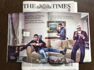 Marlon Jackson Instagram - A photo of the brothers and I we did for the London Times. The interview was for the release of our new book, entitled The Jacksons Legacy, covering photos for the pass years we've been entertainig. The release date is in October 2017 in several different countries. #bekind carol jackson  #studypeace marlon jackson