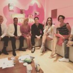 Marlon Jackson Instagram - In the green room, ITV studios London with the ladies of Loose Woman. #bekind carol jackson #studypeace marlon jackson