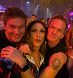 Marti Gould Cummings Instagram - $670k raised for @aliforneycenter meals program which is 290k meals for LGBTQ youth! Honored to have hosted the SERVE dance a thon w @tomatos_ 

Congrats @devdoee & @z2chary for putting together such an amazing event to help support unhoused queer youth! 

Had a great day dancing w my favorite date @justjohnrobbie and seeing and working w so many legends and friends!