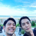 Masataka Kubota Instagram - 愛が溢れてるブッキーさん #妻夫木聡 #ある男 #ヴェネチア国際映画祭 #映画に国境なし