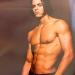Matt Cedeño Instagram - Tight leather pants ✅ Moody scowl✅ Gratuitous shirtlessness✅ Flashin it back 25 yrs ago this month to modeling 101 in the NYC! Think I musta been 12 in this pic 🤔😂#timeflies