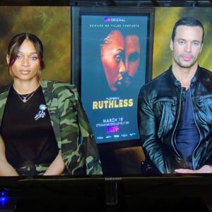 Matt Cedeño Instagram - So look, me n @melissa.l.williams were all smiles til they told us there wouldn’t be a new #Ruthless episode until NEXT Thursday 4/30 🤨 until then catch up on the first 6! @betplus @bet #presstour
