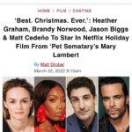 Matt Cedeño Instagram - Long time admirer of @imheathergraham @brandy and @biggsjason , I am pumped to be sharing this playground with them! Chemistry, positivity and humility through the roof with these 3 and our force of a director @mmlamber, it is an inspiring atmosphere for the make believe. Let’s go BCE!!