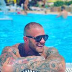 Matyas Viszlay Instagram - Chill.... 😉 #summer #summervibes #plazabeach #tattooboy #gucci #tattooinspiration #tattoolife #fitness #muscle PLAZA BEACH Resort