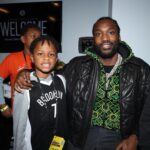 Meek Mill Instagram - Shout out to Clara and @reform on great Christmas event for the kids in Brooklyn! @brooklynnets @lala @cordae