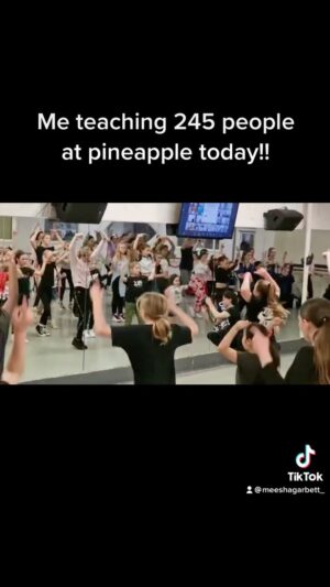 Meesha Garbett Instagram - Thank you so much to everyone that came to my class yesterday, it was the most amazing experience 🤍🤍🤍 #matilda #redberetgirl #matildathemusical #pineappledancestudios #pineappledance #pineappleclothing @pineappledancestudios