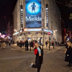 Meesha Garbett Instagram - Loved supporting the cast of @matildathemusical yesterday! Once you've seen the film, make sure you go watch the theatre! It's amazing ❤️ 
 #matildathemusical #matilda #hortensia #theatre #redberetgirl