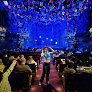 Meesha Garbett Instagram - Loved supporting the cast of @matildathemusical yesterday! Once you've seen the film, make sure you go watch the theatre! It's amazing ❤️ 
 #matildathemusical #matilda #hortensia #theatre #redberetgirl