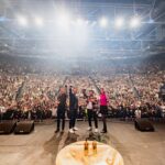 Megan Ganz Instagram - Four shows. Two countries. 26,000 Sunny fans. Our first international podcast tour was a smashing success! 3Arena
